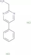 1-(5-Phenylpyrimidin-2-yl)methanamine dihydrochloride