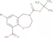 7-Bromo-4-[(tert-butoxy)carbonyl]-2,3,4,5-tetrahydro-1,4-benzoxazepine-9-carboxylic acid