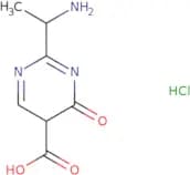 2-(1-Aminoethyl)-6-oxo-1,6-dihydropyrimidine-5-carboxylic acid hydrochloride