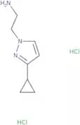 2-(3-Cyclopropyl-1H-pyrazol-1-yl)ethan-1-amine dihydrochloride