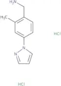 [2-Methyl-4-(1H-pyrazol-1-yl)phenyl]methanamine dihydrochloride