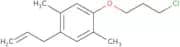 1-(3-Chloropropoxy)-2,5-dimethyl-4-(prop-2-en-1-yl)benzene