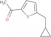 1-[5-(Cyclopropylmethyl)thiophen-2-yl]ethan-1-one