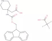 2-[4-({[(9H-Fluoren-9-yl)methoxy]carbonyl}amino)piperidin-4-yl]acetic acid, trifluoroacetic acid