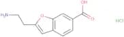 2-(2-Aminoethyl)-1-benzofuran-6-carboxylic acid hydrochloride