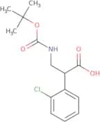 3-{[(tert-Butoxy)carbonyl]amino}-2-(2-chlorophenyl)propanoic acid