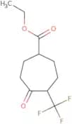 Ethyl 4-oxo-5-(trifluoromethyl)cycloheptane-1-carboxylate