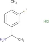1-(3-Fluoro-4-methylphenyl)ethan-1-amine hydrochloride
