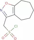 {4H,5H,6H,7H,8H-Cyclohepta[D][1,2]oxazol-3-yl}methanesulfonyl chloride