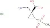 rac-(1R,2R)-1-(Aminomethyl)-2-methanesulfonylcyclopropane-1-carboxylic acid hydrochloride