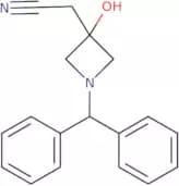 2-[1-(Diphenylmethyl)-3-hydroxyazetidin-3-yl]acetonitrile