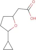 2-(5-Cyclopropyloxolan-2-yl)acetic acid