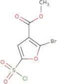 Methyl 2-bromo-5-(chlorosulfonyl)furan-3-carboxylate