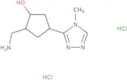 rac-(1R,2R,4S)-2-(Aminomethyl)-4-(4-methyl-4H-1,2,4-triazol-3-yl)cyclopentan-1-ol dihydrochloride