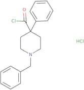1-Benzyl-4-phenylpiperidine-4-carbonyl chloride hydrochloride