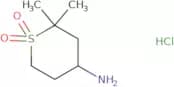 Tetrahydro-​2,​2-​dimethyl-​2H-thiopyran-​4-​amine 1,​1-​dioxide hydrochloride
