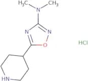 N,N-Dimethyl-5-(piperidin-4-yl)-1,2,4-oxadiazol-3-amine hydrochloride