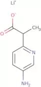 Lithium 2-(5-aminopyridin-2-yl)propanoate