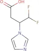 4,4-Difluoro-3-(1H-imidazol-1-yl)butanoic acid