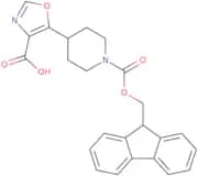 5-(1-{[(9H-Fluoren-9-yl)methoxy]carbonyl}piperidin-4-yl)-1,3-oxazole-4-carboxylic acid