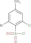 2-Bromo-6-chloro-4-methylbenzene-1-sulfonyl chloride