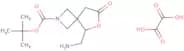 Oxalic acid, tert-butyl 5-(aminomethyl)-7-oxo-6-oxa-2-azaspiro[3.4]octane-2-carboxylate