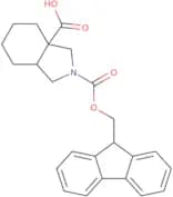 rac-(3aR,7aR)-2-{[(9H-Fluoren-9-yl)methoxy]carbonyl}-octahydro-1H-isoindole-3a-carboxylic acid
