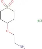 2-​[(Tetrahydro-​1,​1-​dioxido-​2H-​thiopyran-​4-​yl)​oxy]​-​ethanamine hydrochloride