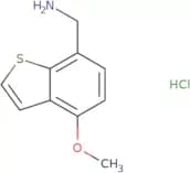 (4-Methoxy-1-benzothiophen-7-yl)methanamine hydrochloride