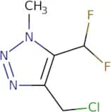 4-(Chloromethyl)-5-(difluoromethyl)-1-methyl-1H-1,2,3-triazole