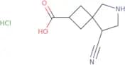 8-Cyano-6-azaspiro[3.4]octane-2-carboxylic acid hydrochloride