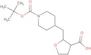 rac-(2R,3R)-2-({1-[(tert-Butoxy)carbonyl]piperidin-4-yl}methyl)oxolane-3-carboxylic acid