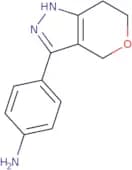 4-{1H,4H,6H,7H-Pyrano[4,3-c]pyrazol-3-yl}aniline
