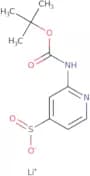 2-{[(tert-butoxy)carbonyl]amino}pyridine-4-sulfinate lithium (I)