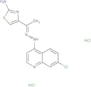 4-{1-[2-(7-Chloroquinolin-4-yl)hydrazin-1-ylidene]ethyl}-1,3-thiazol-2-amine dihydrochloride