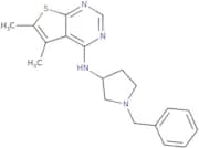 N-[(3S)-1-Benzylpyrrolidin-3-yl]-5,6-dimethylthieno[2,3-d]pyrimidin-4-amine