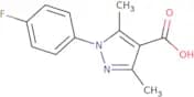 1-(4-Fluorophenyl)-3,5-dimethyl-1H-pyrazole-4-carboxylic acid