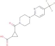 2-((4-(5-(trifluoromethyl)-2-pyridyl)piperazinyl)carbonyl)cyclopropanecarboxylic acid