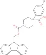 4-(4-Bromophenyl)-1-{[(9H-fluoren-9-yl)methoxy]carbonyl}piperidine-4-carboxylic acid