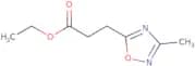 Ethyl 3-(3-methyl-1,2,4-oxadiazol-5-yl)propanoate