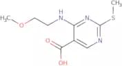 4-(2-Methoxyethylamino)-2-(Methylthio)Pyrimidine-5-Carboxylic Acid