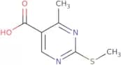 4-Methyl-2-(methylsulfanyl)-5-pyrimidinecarboxylic acid