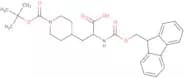 2-N-fmoc-amino-3-(4-N-boc-piperidinyl)propionic acid