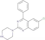 6-Chloro-4-phenyl-2-(piperazin-1-yl)quinazoline