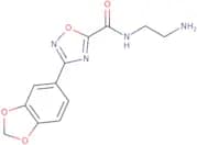 N-(2-Aminoethyl)-3-(1,3-dioxaindan-5-yl)-1,2,4-oxadiazole-5-carboxamide