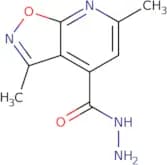 3,6-Dimethylisoxazolo[5,4-b]pyridine-4-carbohydrazide