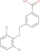 3-{[(2,6-Dichlorophenyl)sulfanyl]methyl}benzoic acid
