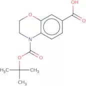 4-[(tert-Butoxy)carbonyl]-3,4-dihydro-2H-1,4-benzoxazine-7-carboxylic acid