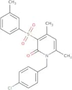 1-(4-Chlorobenzyl)-4,6-dimethyl-3-[(3-methylphenyl)sulfonyl]-2(1H)-pyridinone