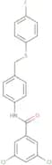 3,5-Dichloro-N-(4-{[(4-fluorophenyl)sulfanyl]methyl}phenyl)benzenecarboxamide